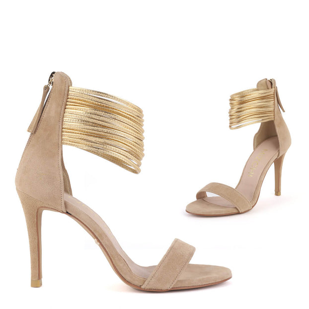 GOLDEN EYE SUEDE - high heels