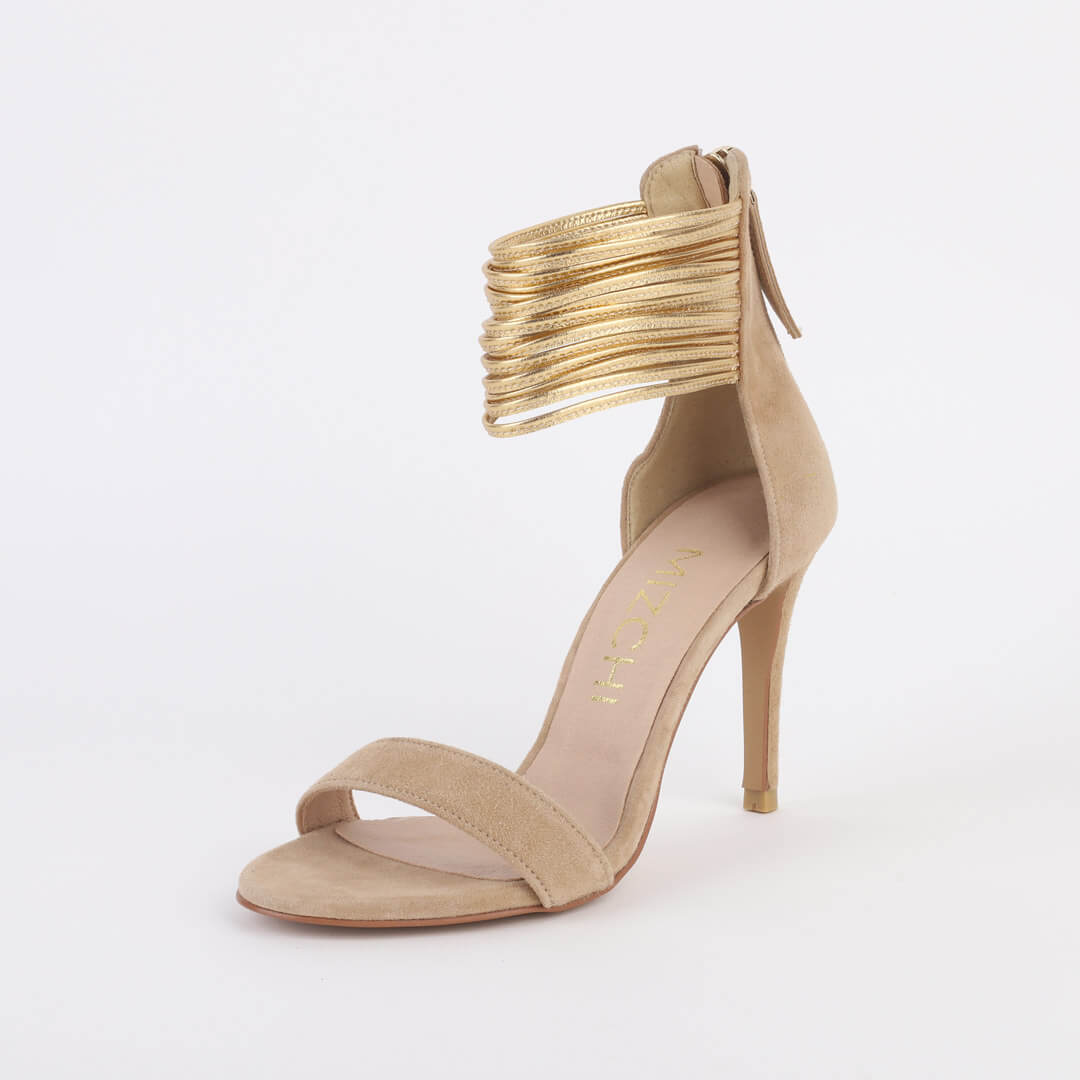 GOLDEN EYE SUEDE - high heels