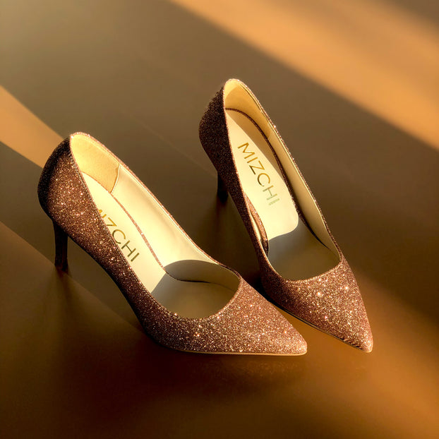 Glitter high outlet heels uk