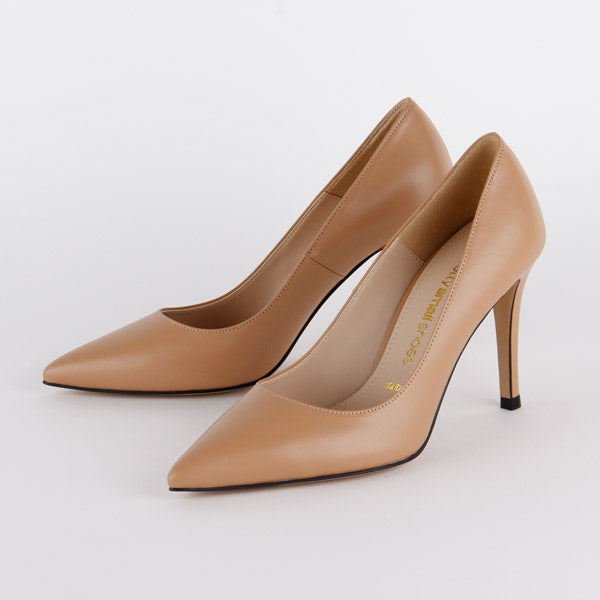 *UK size 2 - ROSE AVENUE - AW17 Court - clay, 9cm heels