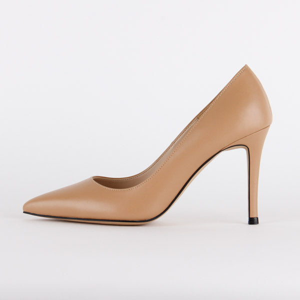 *UK size 2 - ROSE AVENUE - AW17 Court - clay, 9cm heels