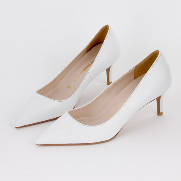 *GAL classic leather - white, 6cm size UK 2