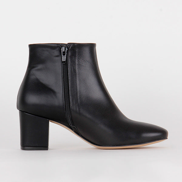 small black ankle boots