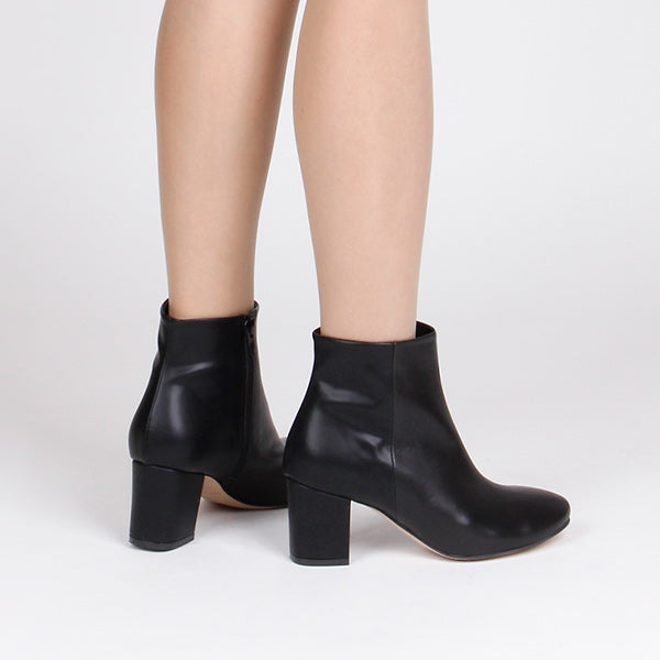 small black ankle boots