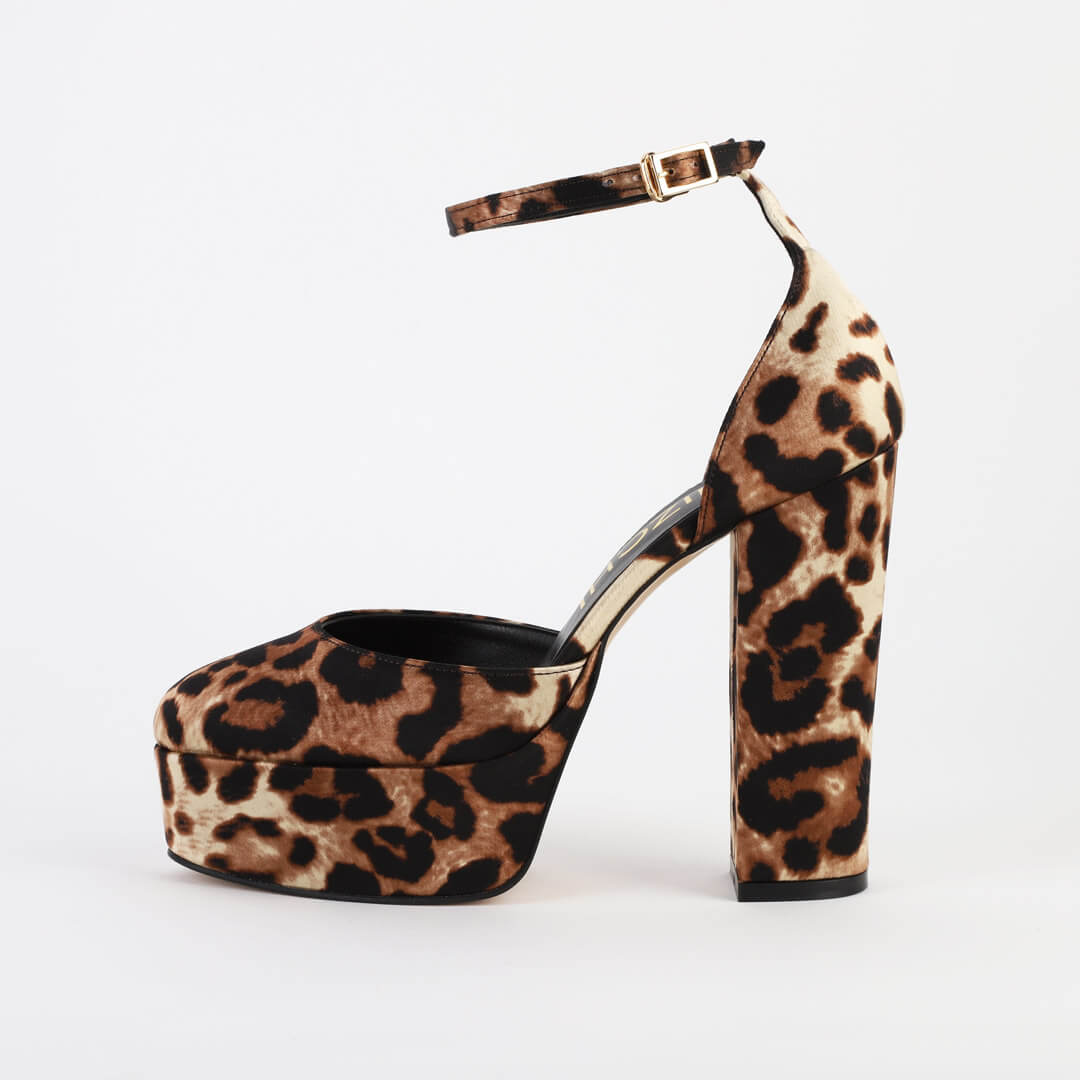 *DESCARDO - leopard, 12/3.5cm size UK 2.5
