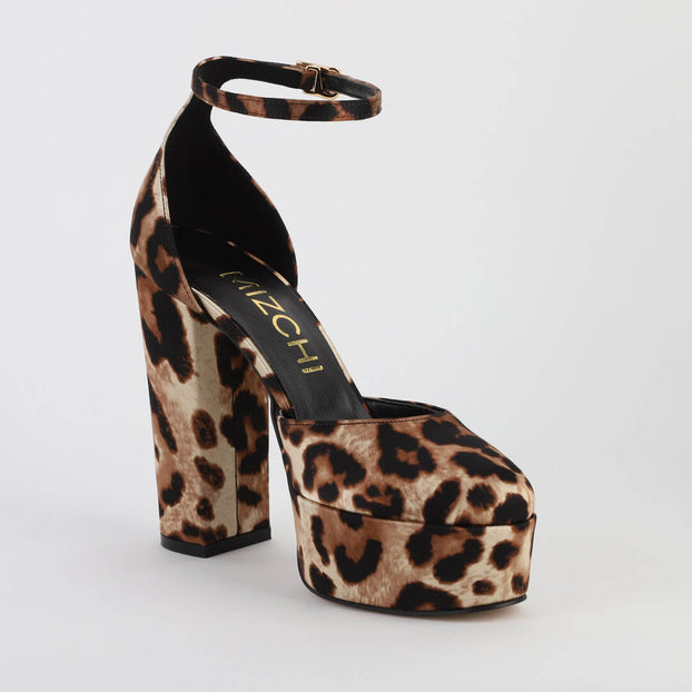 *DESCARDO - leopard, 12/3.5cm size UK 2.5