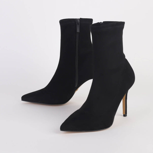 TECIDO - fabric ankle boots