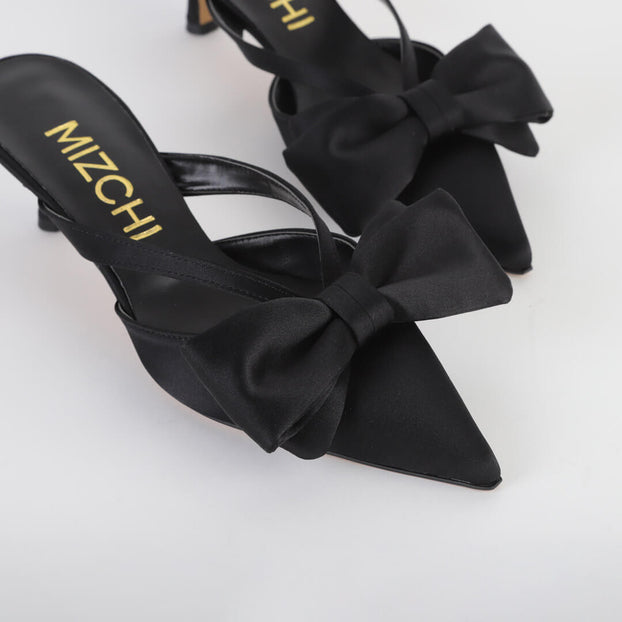 MESA - satin bow mule