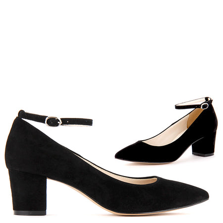 Mid heel ankle strap shoes hotsell