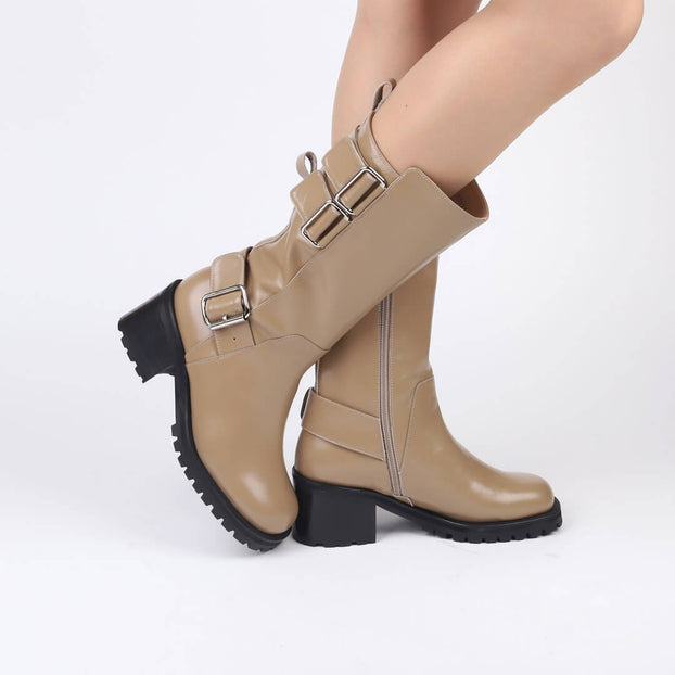 KINSLEY - 3 buckle boots