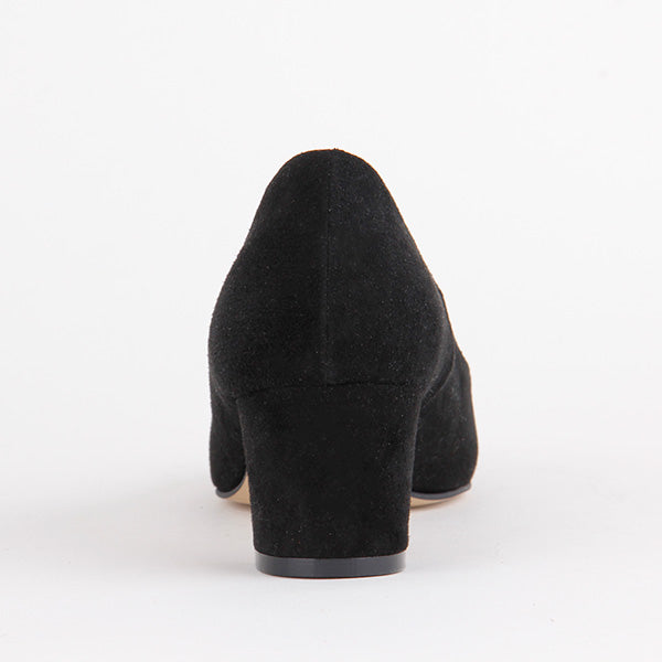 *COURTNEY black suede - 5cm, size UK 1