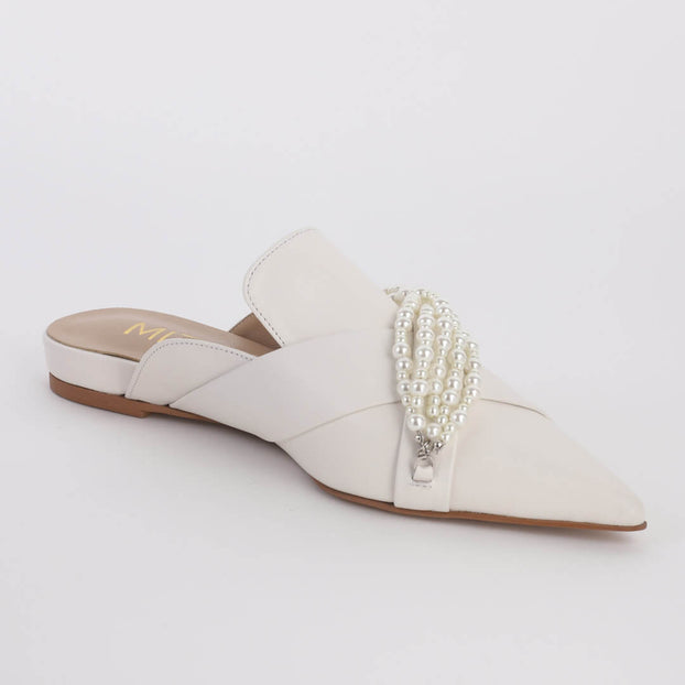 MARGARET - pearl slippers