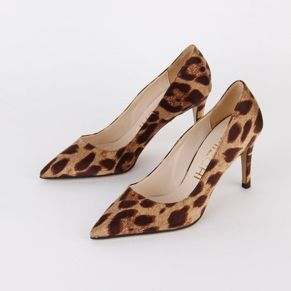 *LONDON HEEL - leopard, 8cm size UK 2.5