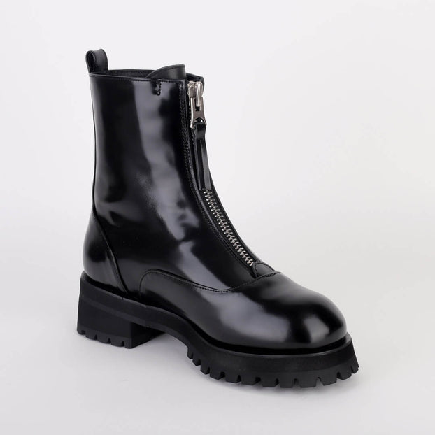 ELIZ - zipped military boot