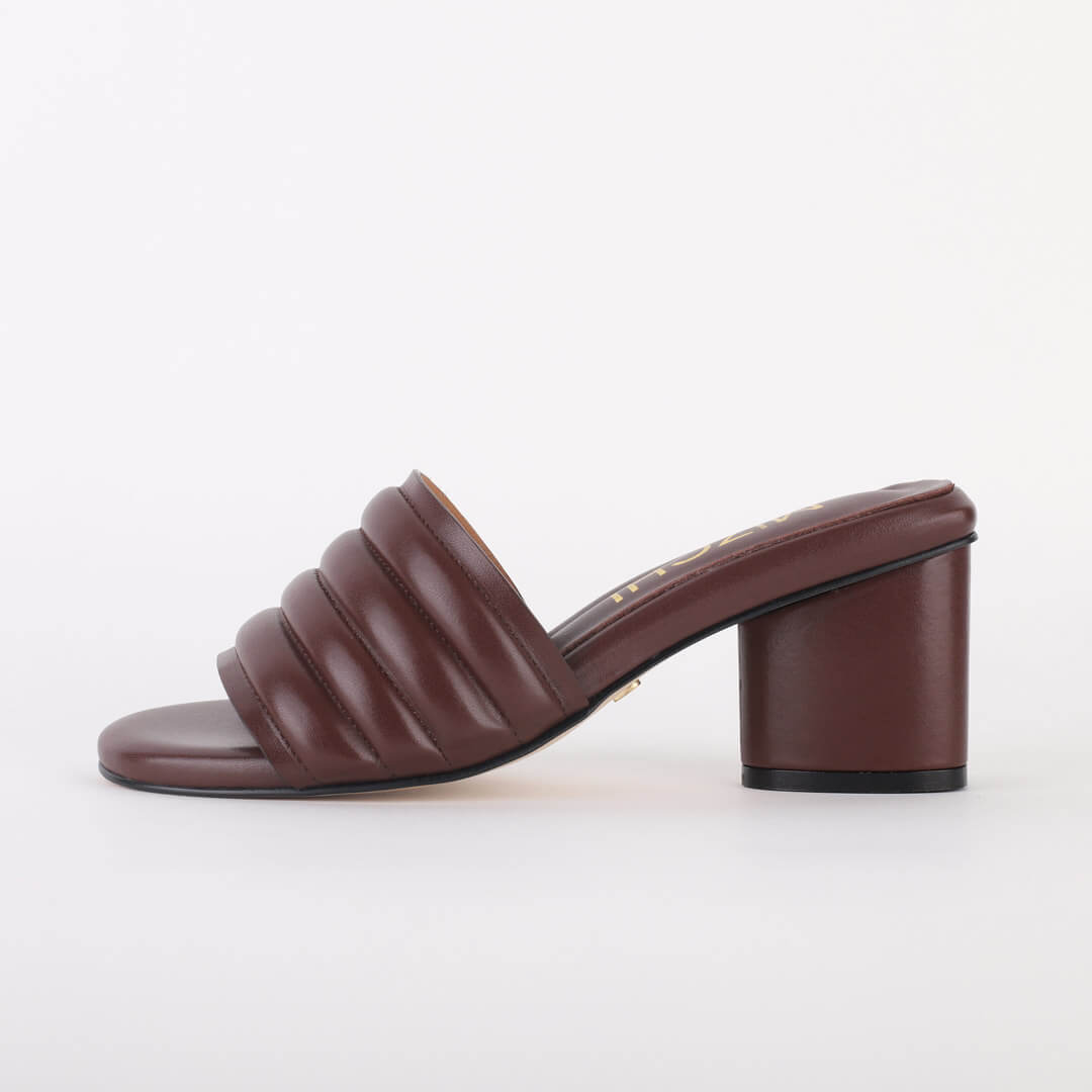 MYZAN - chunky heel slippers