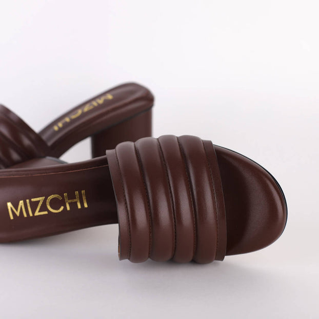 MYZAN - chunky heel slippers