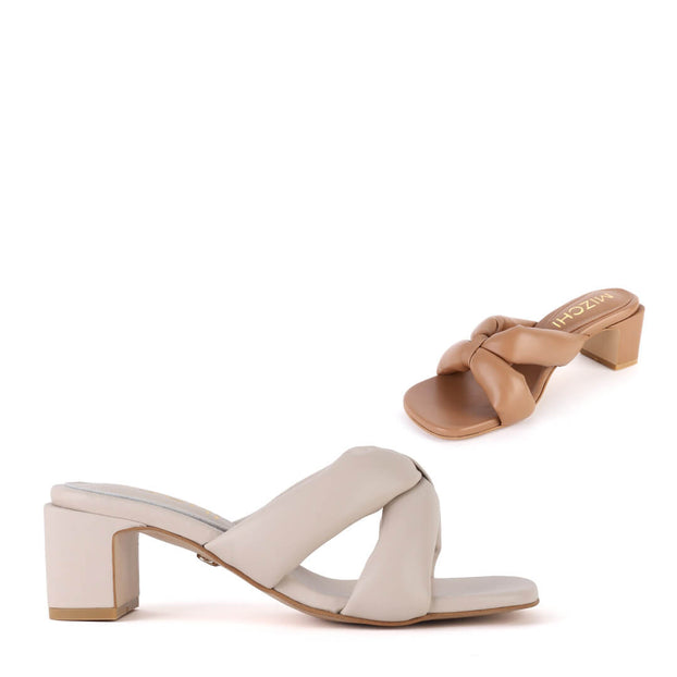 SOFT VOLUM - leather mules