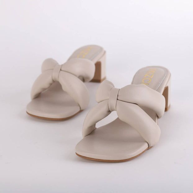 SOFT VOLUM - leather mules