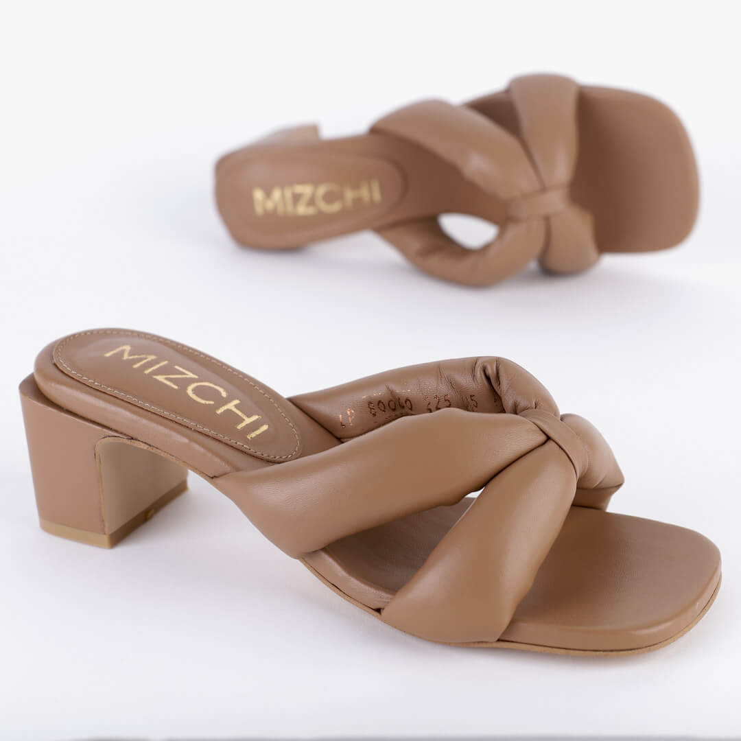 SOFT VOLUM - leather mules