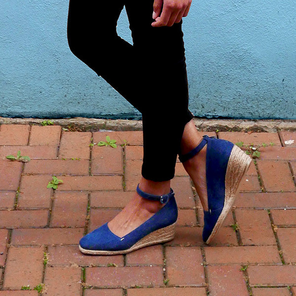 *BREEZE - jean, 5cm wedge size UK 2.5