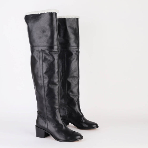 ZEETA black - knee boot