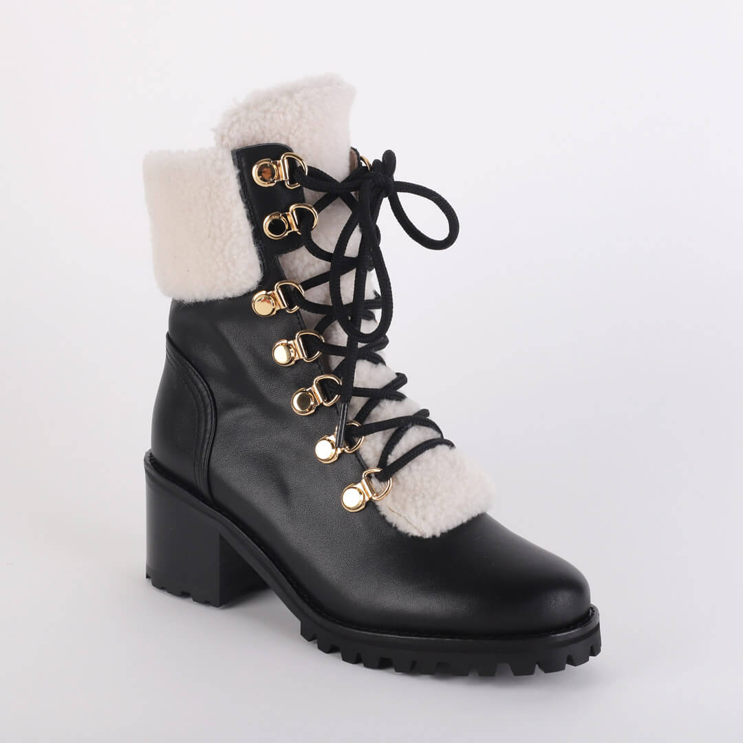 WINONA - fur cuff boots