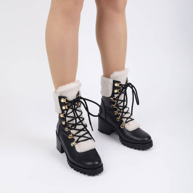 WINONA - fur cuff boots