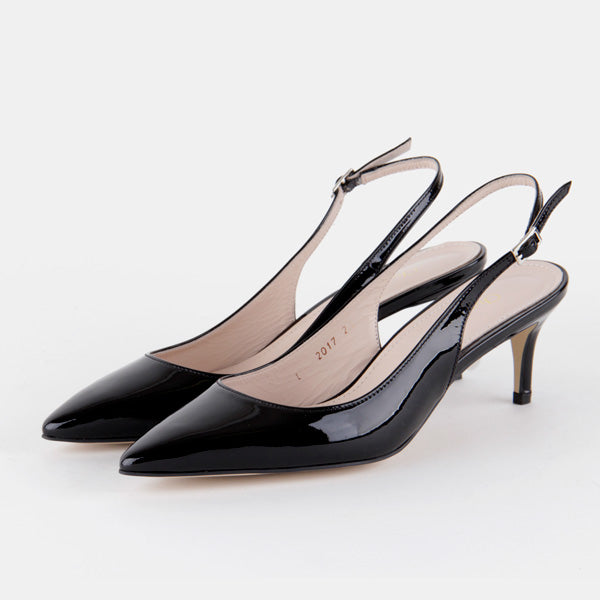Mid heel slingback shoes Clearance