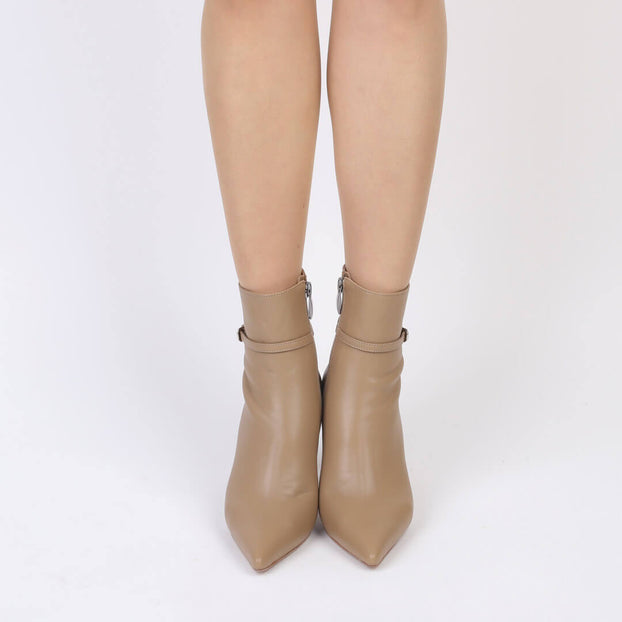 SWIFT- ankle boots Beige