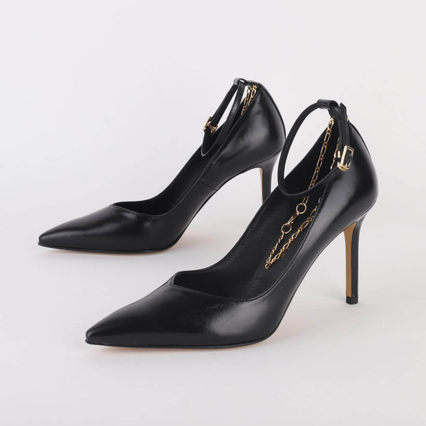 JEWELL - ankle chain heel