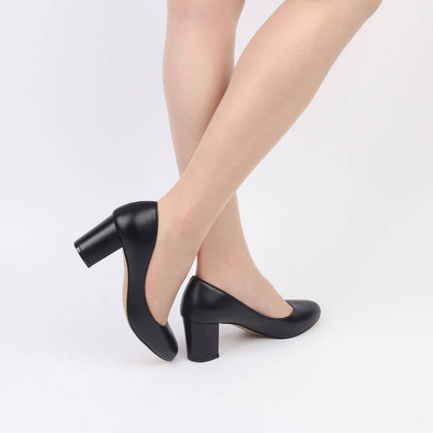 DEBBIE - chunky heel pumps