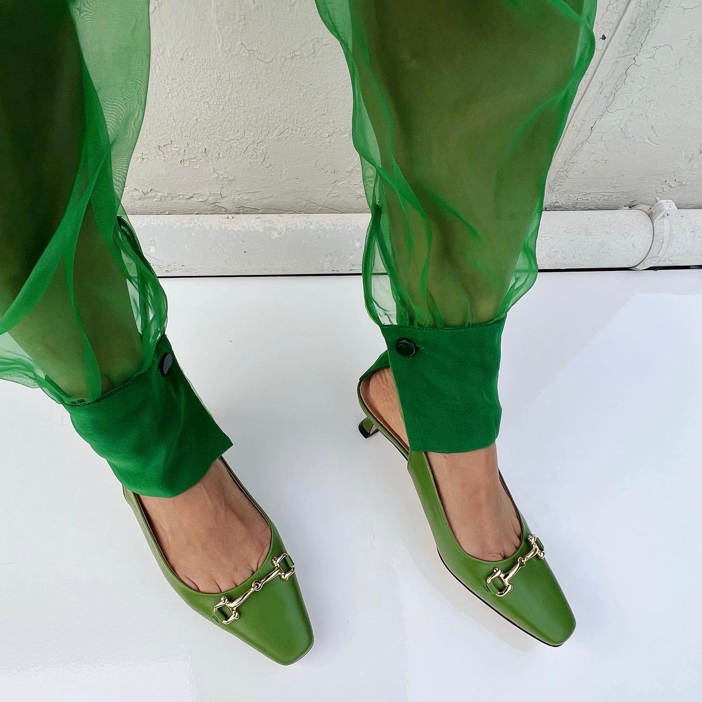 AVESTO - leather slingback