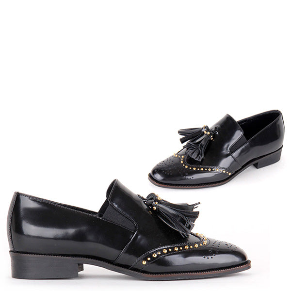 Ladies flat clearance brogues