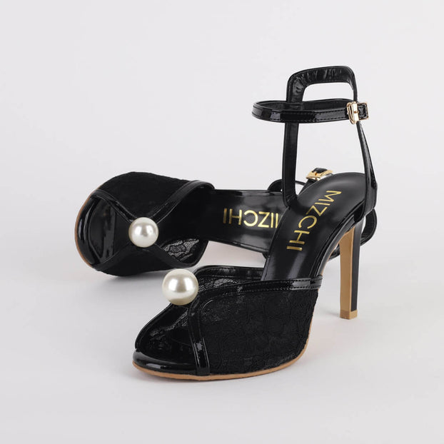 *FAITH - black, 9cm size UK 2.5