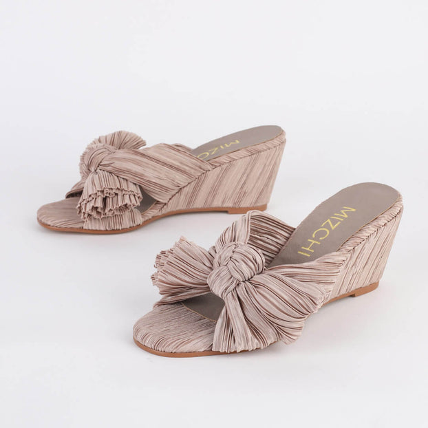 NARZA - wedge slippers